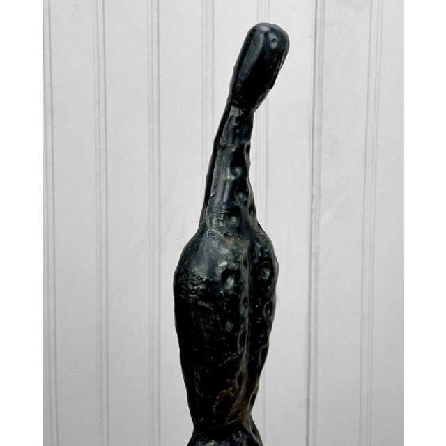 Late 20th Century Vintage Brutalist Abstract Fetish Figural Metal Art Sculpture For Sale - Image 5 of 9