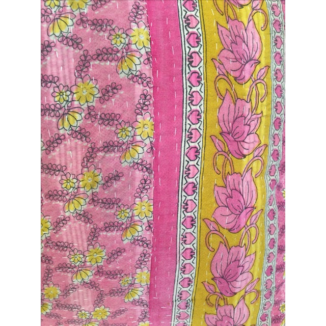 Vintage Kantha Quilt Pillows a Pair Chairish