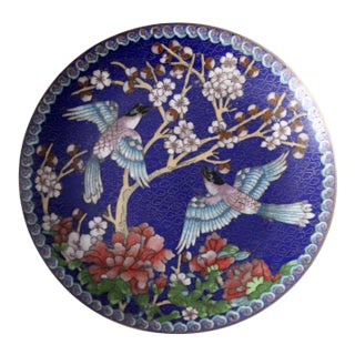 Vintage Cloissone Plate For Sale