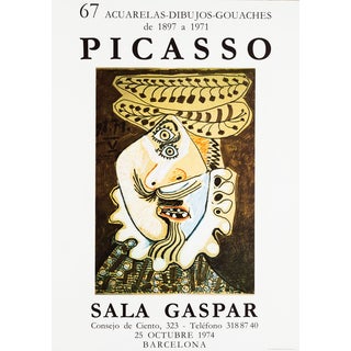 Exposition Sala Gaspar 1974 Poster after Pablo Picasso For Sale