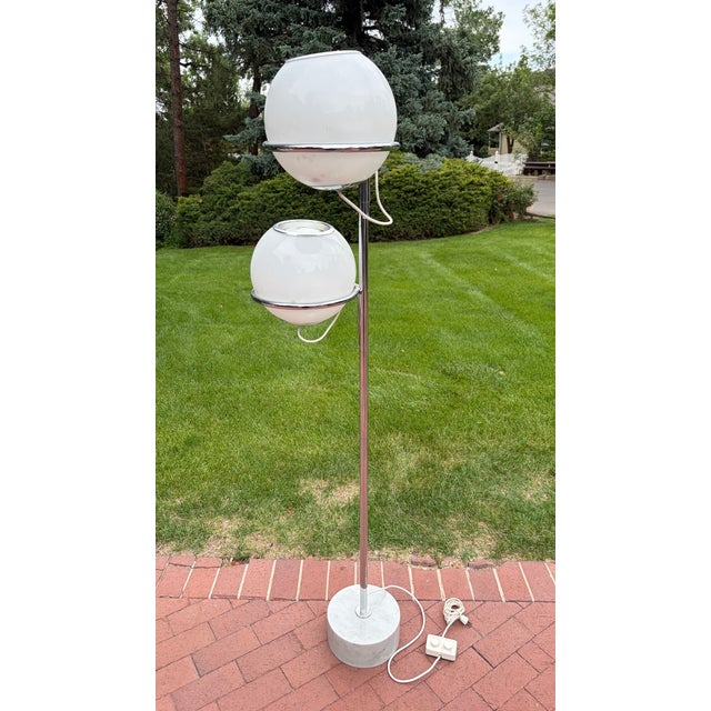 1969 Gino Sarfatti Style Model 1094 “Eyeball” Floor Lamp, Italy For Sale In Denver - Image 6 of 10
