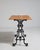 Brown Cast Iron Bistro Table, Antique, France, Early 20th Century For Sale - Image 8 of 13