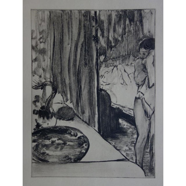 Edgar Degas, Toilette Matinale: Nude, Original Engraving For Sale