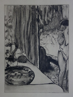 Edgar Degas, Toilette Matinale: Nude, Original Engraving