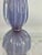 1950s Soft Lavender/ Gold Flecked Venetian Blown Glass Table Lamp For Sale - Image 4 of 12