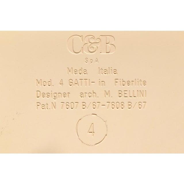 1970s Space Age Gatti Side Tables by Mario Bellini for C&B Italia, 1970, Set of 4 For Sale - Image 5 of 12