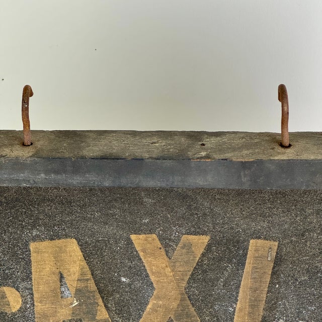 American Optician Large Antique Double Sided Gilt on Black Wood Trade Sign For Sale - Image 3 of 11