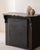 Small, dark, single-door sideboard with original dark patina. One shelf inside. Recovered in Spain, early 19th century.