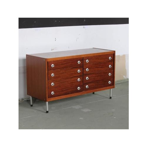 Type Sideboard / Chest of Drawers Date 1961 Origin Italy Materials Wood, Steel Designer George Coslin Manufacturer 3V...