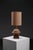 Brown Art Deco Table Lamp, France, 1940s For Sale - Image 8 of 14