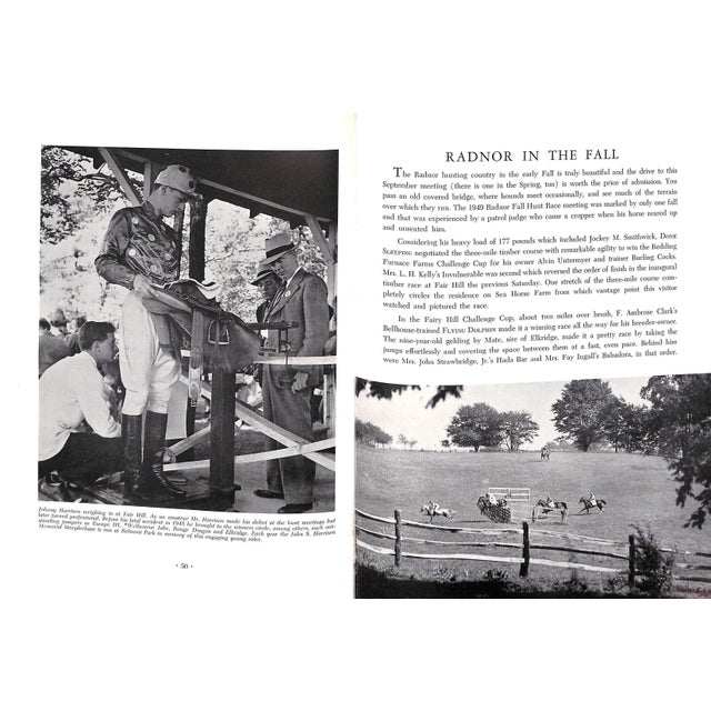Paper "Steeplechasing" 1949 Thayer, Bert Clark For Sale - Image 7 of 16