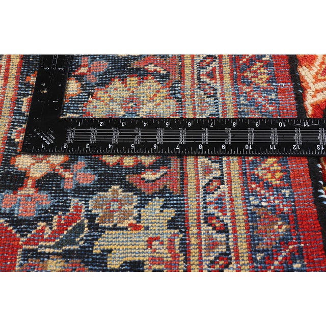 Textile Antique Persian Mahal Rug, 10'07 X 17'01 For Sale - Image 7 of 10