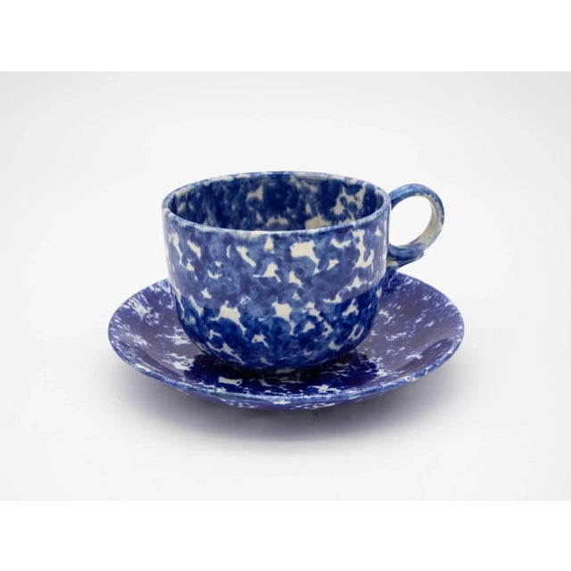 American Oversized Mug & Saucer For Sale - Image 3 of 9