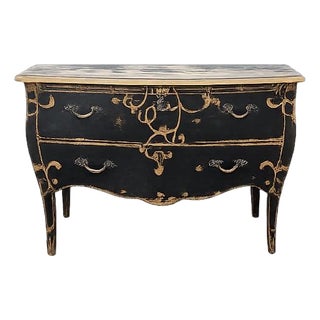 Lillian August Napolean Distressed Chest of Drawers 1990's For Sale