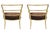 1960s Vintage Mastercraft Greek Key Brass Side Chairs, 1960's, Pair Of For Sale - Image 5 of 10
