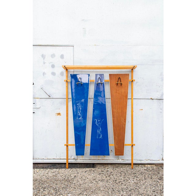 Metal Clothes Hanger in Formica and Iron by Gio Ponti, 1950s For Sale - Image 7 of 7