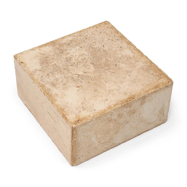 Low Travertine Pedestal For Sale - Image 4 of 6