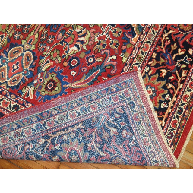 Textile Antique Mahal Rug - 10'8" x 14' For Sale - Image 7 of 9