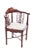Antique Edwardian Mahogany Inlaid Corner Chair For Sale - Image 8 of 8