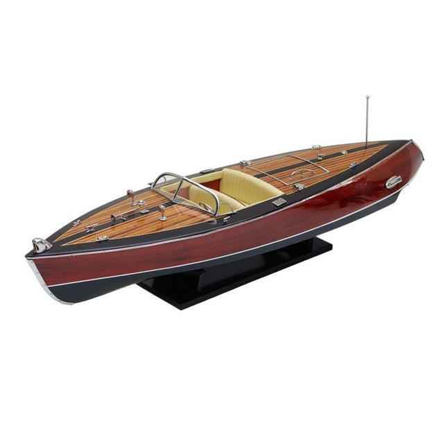 Art Deco Motorboat Model, France, 1930s For Sale - Image 4 of 7