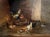 Unknown, The Chicken Farm, Oil, 19th Century For Sale