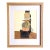 "Vessel 2" Original Mixed-Media Framed Collage on Paper by Zac Woodiel For Sale