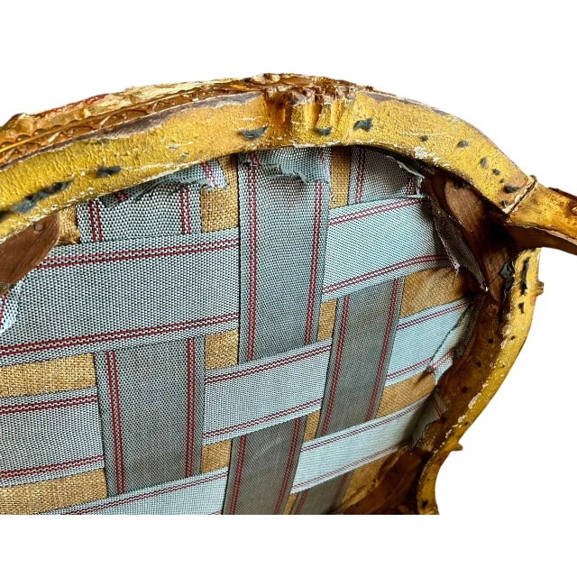 Louis XV Style Giltwood Fauteuil, 18th Century Beauvais Tapestry, in the Manner of Jean-Baptiste Tilliard, 19th Century For Sale - Image 12 of 15