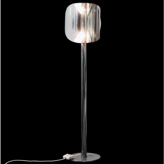Floor Lamp in the style of Fontana Arte, 1970s For Sale - Image 12 of 12