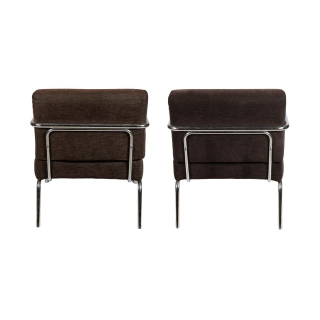 Vintage Italian Armchairs, 1970s, Set of 2 For Sale - Image 3 of 5