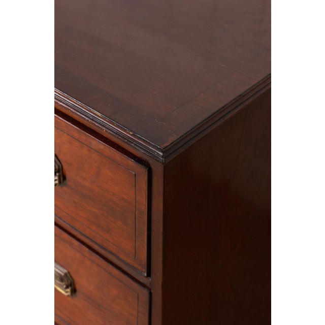 Wood 19th Century Mahogany Chest With Octagon Backplate Pulls For Sale - Image 7 of 11