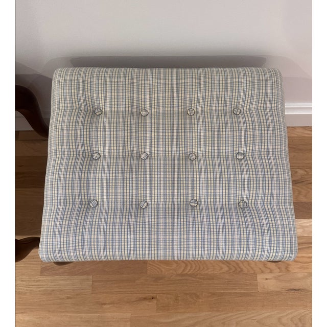 Textile Vintage Ethan Allen French Country Ottomans - A Pair For Sale - Image 7 of 12