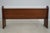 Antique Approx. 6 Ft Solid Oak Church Pew For Sale - Image 15 of 18