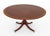 Regency Revival Mahogany Circular Dining Table. Circa 1920 This Table is Raised Upon an Elegant Base with Swept Legs...