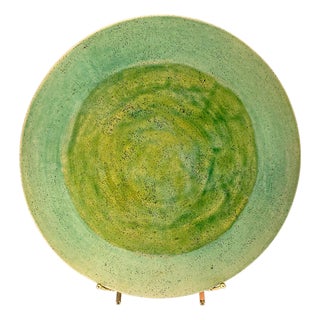 Erwin Winterhalder 1948 Cupertino California Footed Ceramic Centerpiece For Sale