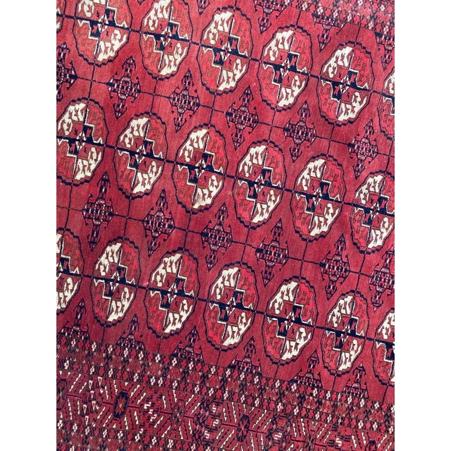 Vintage Turkmen Bokhara Back, 1930s For Sale - Image 15 of 17