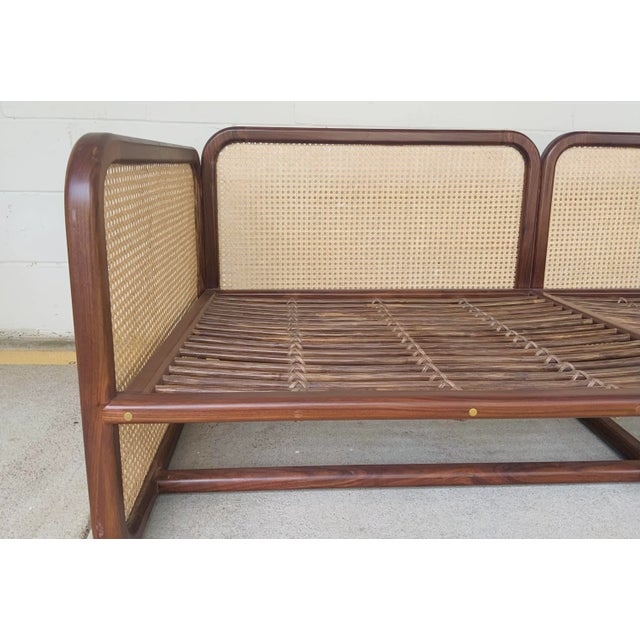 Contemporary Jamie Durie for Baker / McGuire the Folde Rattan Sofa For Sale - Image 3 of 9