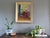 Mid-Century Modern 1950 Mid-Century Modern 'The Red Table' Swedish Original Interior Oil Painting, Framed For Sale - Image 3 of 11