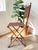 Folding Country Chair in Faux Bamboo, 1950s For Sale - Image 4 of 8