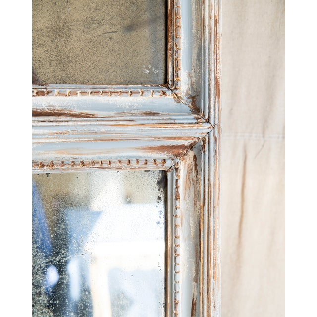 Glass Antique Delphine Mirror For Sale - Image 7 of 7