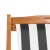 Wood Loren Foldable Sling Chair in Natural & Black & White - a Pair For Sale - Image 7 of 11