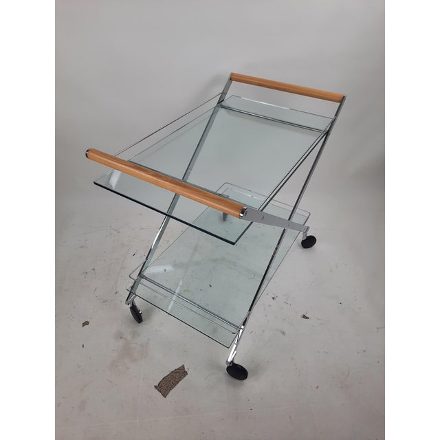 1990s Modernist Mister Serving Cart from Gallotti & Radice, Italy, 1990s For Sale - Image 5 of 8