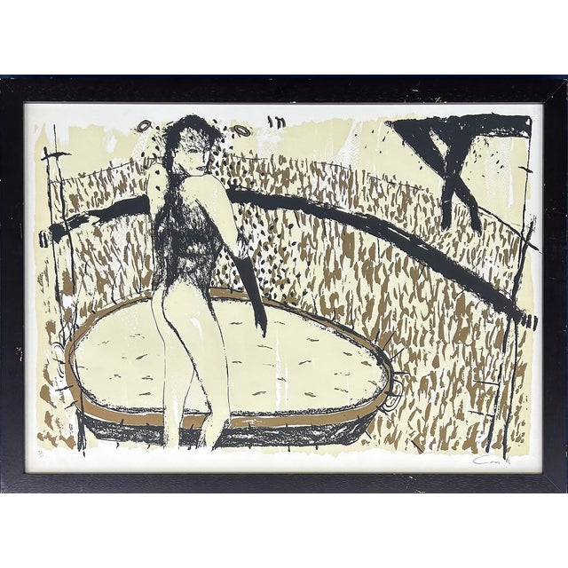Late 20th Century Humberto Castro Lithograph #92 From an Edition of 100, Framed and Signed, 2 of 5 For Sale - Image 11 of 11
