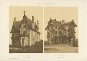 P. Chabat, Villa de la Hutte A Deauville, 1900s, Paper