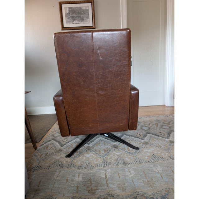American Set of 2 American Leather Recliners For Sale - Image 3 of 13