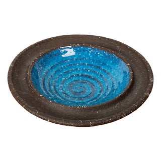 Mid-Century Modern Danish Studio Pottery Bowl Ulrik Lundbergh Ebeltoft, Denmark, 1960s For Sale