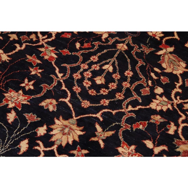 1990s 1990s Ziegler Blue Brown Hand-Knotted Wool Rug - 10'0'' X 13'10'' For Sale - Image 5 of 8