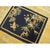 Textile 1920s Blue Foliate Antique Chinese Art Deco Rug 1'7'' X 2' Knotted Wool Carpet For Sale - Image 7 of 9