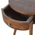 Circular Solid Wood Table With Polished Finish For Sale In Philadelphia - Image 6 of 8
