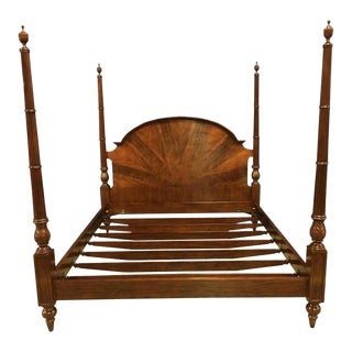 Leighton Hall King Size Mahogany Poster Bed - Showroom Sample For Sale