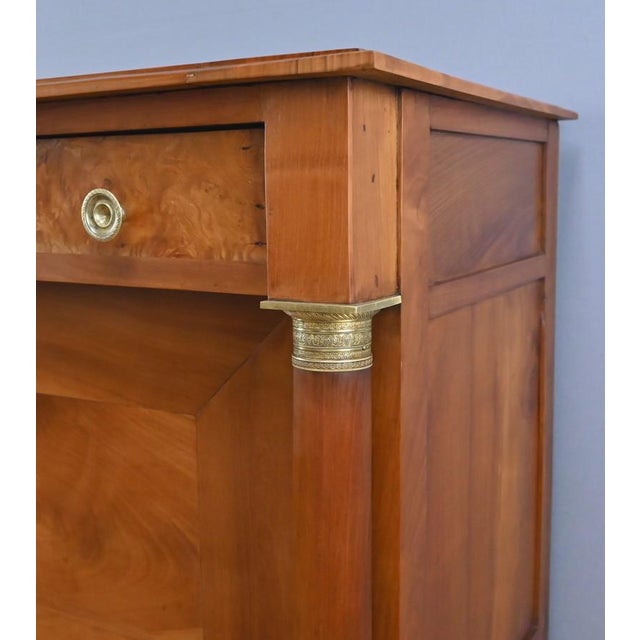 Mid-19th Century Empire Cherrywood Secretary For Sale - Image 13 of 18